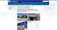 Desktop Screenshot of printcentrum.sk
