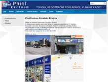 Tablet Screenshot of printcentrum.sk